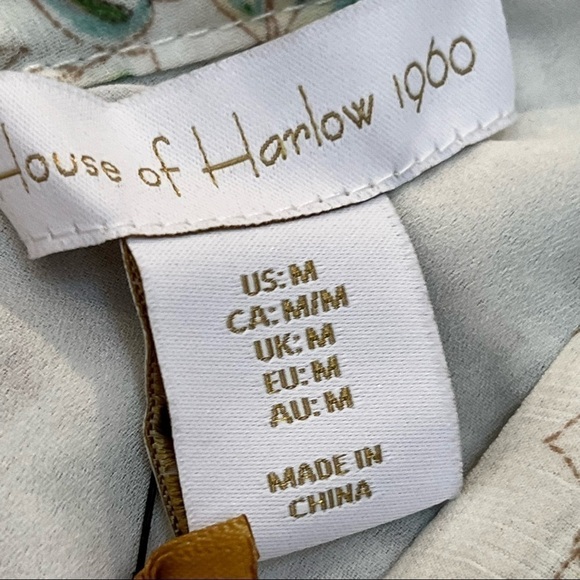 House of Harlow 1960 Floral Maxi Dress Medium - Picture 7 of 11